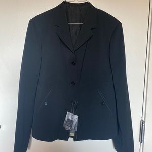 MARITHE Francois Girbaud Black Jacket with extra buttons. Made in Italy.